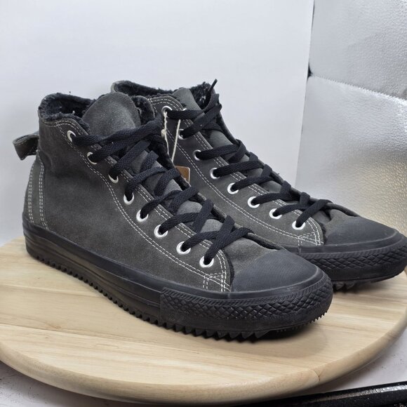 Converse Chuck Taylor City Hiker Lined Hi Shoes Mens 13 Gray/Black - Picture 5 of 8
